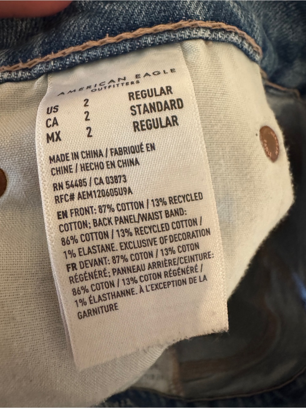 American Eagle Outfitters Light Blue Ex-Boyfriend Jeans - Picture 5 of 5